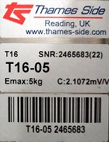 Thames Loadcell Fluid Damped label